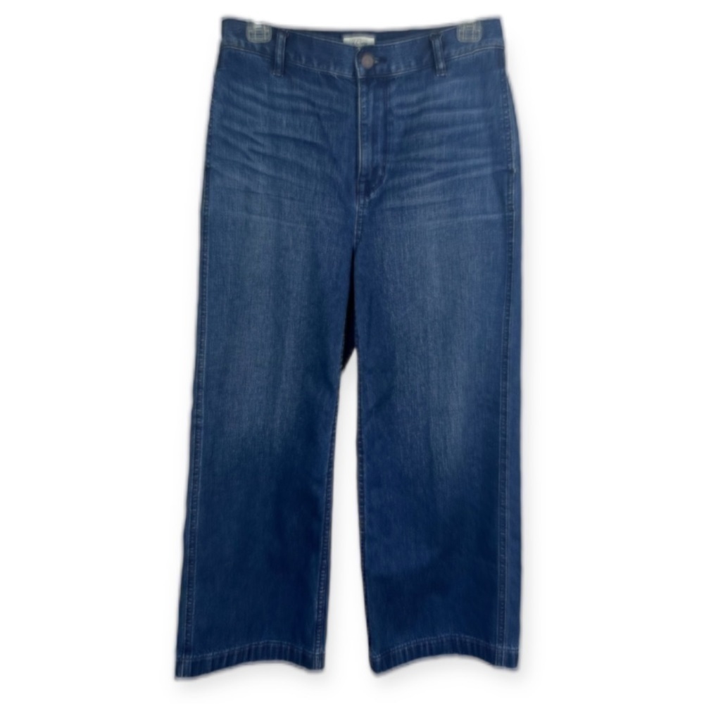 J. Crew Rayner Wide Leg Crop Jeans Cotton 4 Pocket